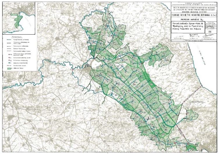 Μελέτη ανάπτυξης εγγειοβελτιωτικών έργων Θεσσαλίας σε συνδυασμό με την εκτροπή του π. Αχελώου (περιοχή Ζ)