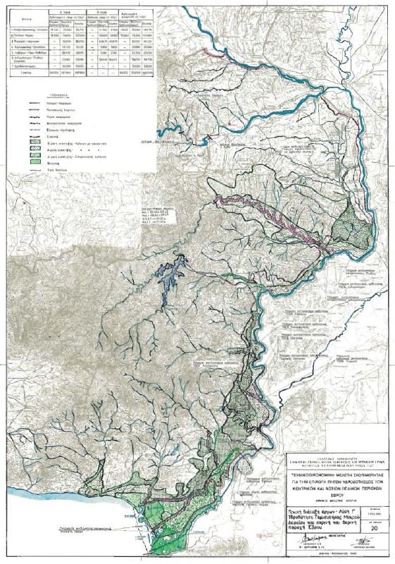 Μελέτη για την επιλογή πηγών υδροδότησης των Κεντρικών και Νότιων Πεδινών Περιοχών Έβρου